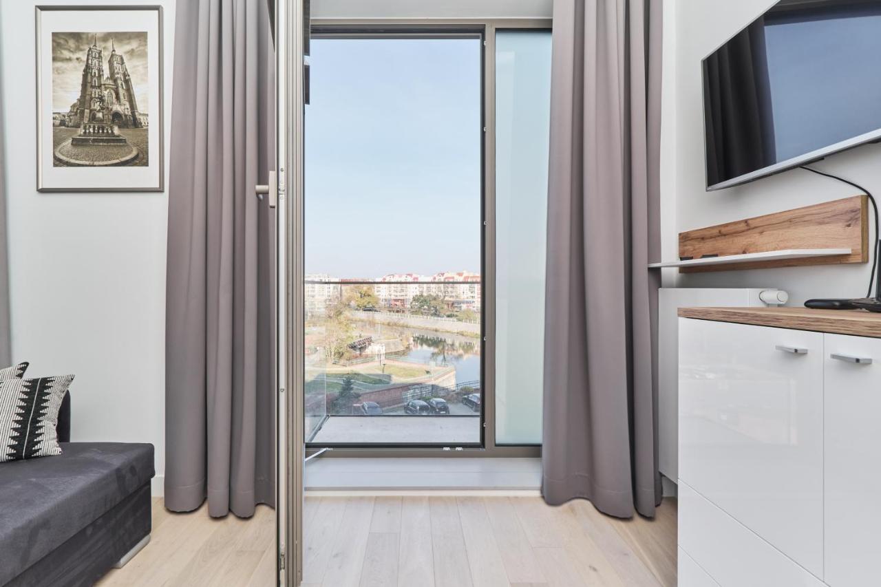 Eleganckie Studia Wyspa Slodowa By Noclegi Renters Breslavia Exterior foto